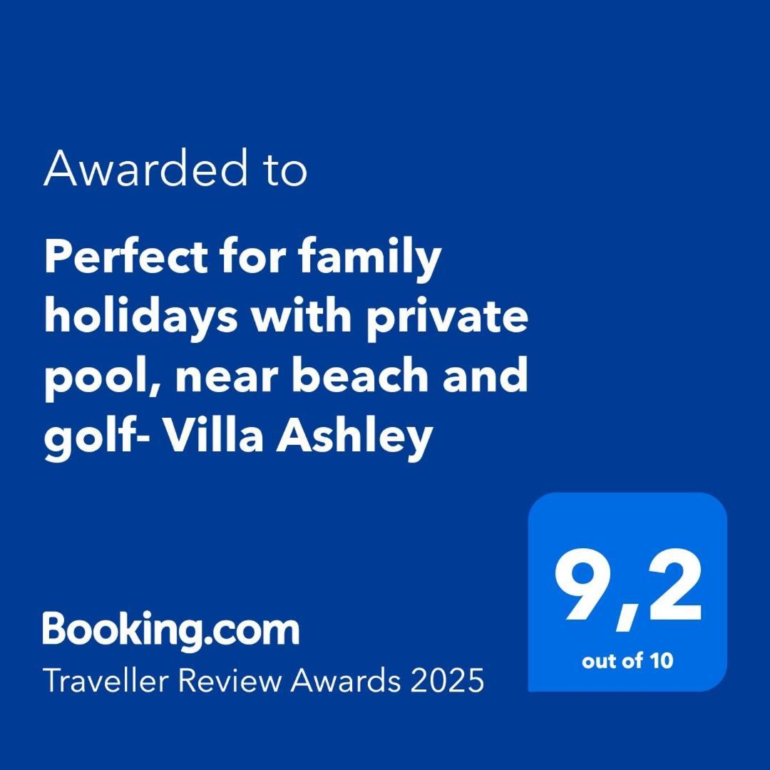 Perfect For Family Holidays With Private Pool, Near Beach And Golf- Villa Ashley Costa De Antigua Bagian luar foto